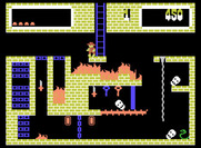 Montezuma's Revenge for ColecoVision - Lots of dangers on this screen!