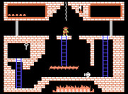 Montezuma's Revenge for ColecoVision - The first screen you'll encounter...
