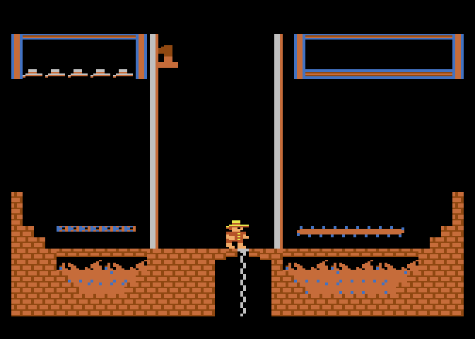Montezuma's Revenge Atari 5200 Screenshot: Game starting screen.