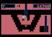 Montezuma's Revenge for Atari 5200 - You turn into smoke after falling in fire.