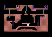 Montezuma's Revenge for Commodore 64 - The game begins here.