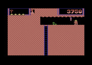 Montezuma's Revenge for Commodore 64 - Grab that torch to provide some protection.