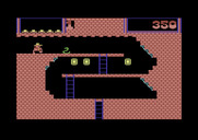 Montezuma's Revenge for Commodore 64 - One snake and a few treasures...an almost safe room!
