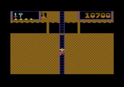 Montezuma's Revenge for Commodore 64 - Climbing down a long ladder...