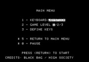 Montezuma's Revenge for Apple II - Game options.