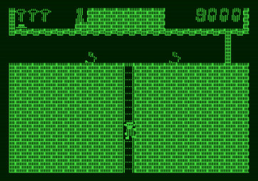 Montezuma's Revenge for Apple II - Climbing down a long ladder...