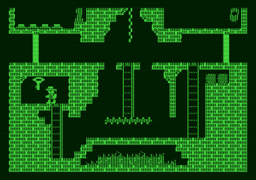 Montezuma's Revenge for Apple II - This is the first screen you'll encounter in the game.