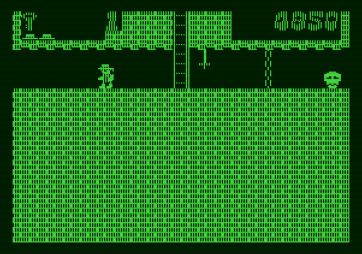 Montezuma's Revenge for Apple II - Skulls and other obstacles always get in the way...