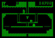 Montezuma's Revenge for Apple II - Grab that key without getting caught by skulls...