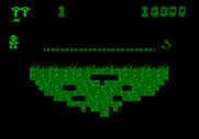 Montezuma's Revenge for Apple II - Who turned out the lights? It's difficult to see the path here...