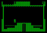 Montezuma's Revenge for Apple II - The game begins...