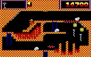 Montezuma's Revenge for IBM PC/Compatibles - A ladder heads down...but to where?