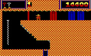 Montezuma's Revenge for IBM PC/Compatibles - It takes a lot of keys to get past here...