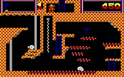 Montezuma's Revenge for IBM PC/Compatibles - There's a blue key, but how do I reach it?