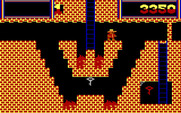 Montezuma's Revenge for IBM PC/Compatibles - Here's a key, but don't fall in the fire trying to reach it...