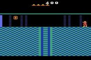 Montezuma's Revenge for Atari 2600 - Those striped walls are deadly, wait for them to disappear...