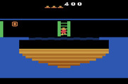 Montezuma's Revenge for Atari 2600 - Be careful, that wavy platform will disappear on you...