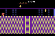 Montezuma's Revenge for Atari 2600 - This key is protected by some barriers...