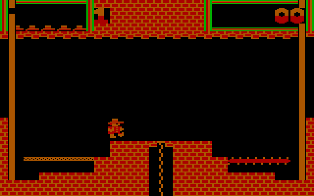 Montezuma's Revenge IBM PC/Compatibles Screenshot: Starting the game.