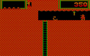 Montezuma's Revenge for IBM PC/Compatibles - Avoid that snake when heading towards the ladder...