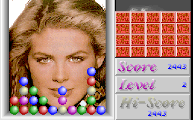 X Rock IBM PC/Compatibles Screenshot: Start of round 2.