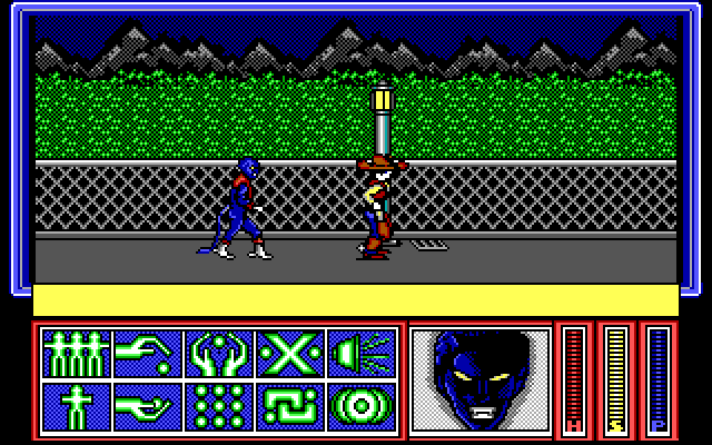 X-Men IBM PC/Compatibles Screenshot: Time for anothe battle...