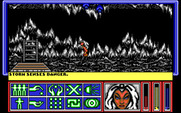 X-Men for IBM PC/Compatibles - Exploring a cave...