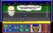 X-Men for IBM PC/Compatibles - Game start.