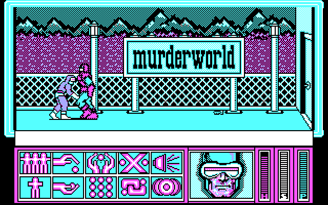 X-Men IBM PC/Compatibles Screenshot: Fighting an opponent...