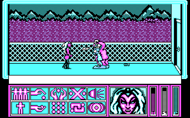 X-Men IBM PC/Compatibles Screenshot: Another battle!