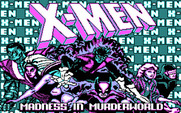 X-Men for IBM PC/Compatibles - Title screen.