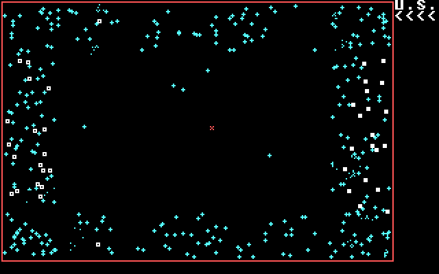 Battle Ground IBM PC/Compatibles Screenshot: One of the alternate battlefield layouts.