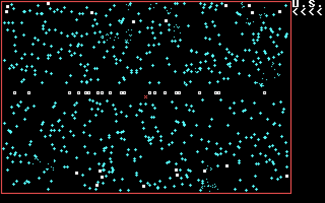 Battle Ground IBM PC/Compatibles Screenshot: Starting a new game.