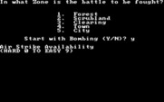 Battle Ground for IBM PC/Compatibles - Setting up some game options.