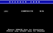Roadwar 2000 for IBM PC/Compatibles - What type of display do you have?