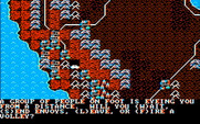Roadwar 2000 for IBM PC/Compatibles - A group of people is eyeing me from a distance...what should I do?