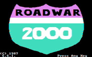 Roadwar 2000 for IBM PC/Compatibles - Title screen.