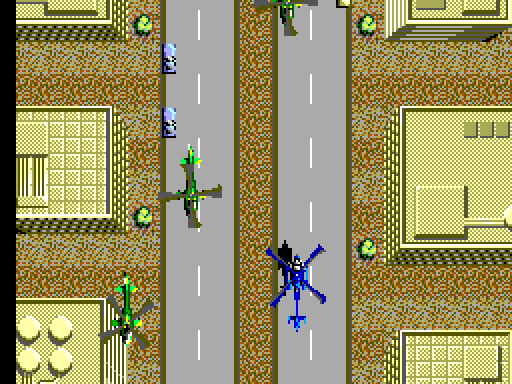 Thunder Blade Sega Master System Screenshot: Game start.