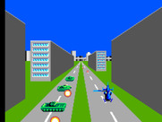 Thunder Blade for Sega Master System - Enemy tanks attacking!