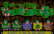 Oh No! More Lemmings for Atari ST - The main menu.
