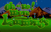 Oh No! More Lemmings for Atari ST - Title screen.