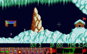 Oh No! More Lemmings for Atari ST - Can Lemmings climb this mountain? Or go through it?
