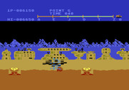 Moon Patrol for Atari 5200 - Crash! I hit a boulder...