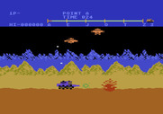 Moon Patrol for Atari 5200 - More aliens attack...