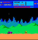 Moon Patrol for Arcade - Don't get shot by enemy tanks!