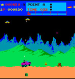 Moon Patrol for Arcade - Aliens attacking!