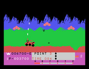 Moon Patrol for TI-99/4A - Saucers attacking...