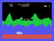 Moon Patrol for Sord M5 - Game start.