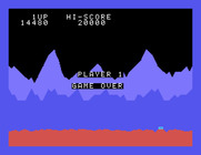 Moon Patrol for Sord M5 - Game over.