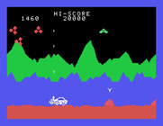 Moon Patrol for Sord M5 - You can jump over rocks or shoot them.